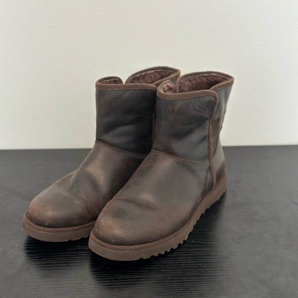 UGG Short Leather Boots